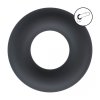 Solid Silicone Cockring - XS - Black